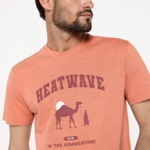 Milano Short-sleeved T-shirt. 100% cotton. Positional print on chest